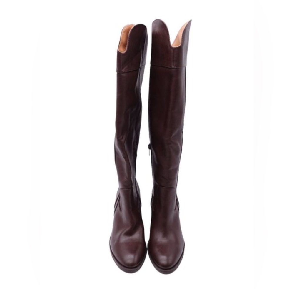 KORKS Dark Brown Over the Knee Boots